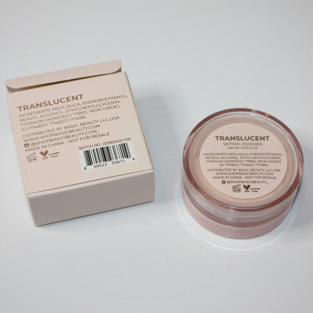 Basic Beauty Setting Powder in Translucent Color Brand New MSRP $26 - Picture 2 of 2